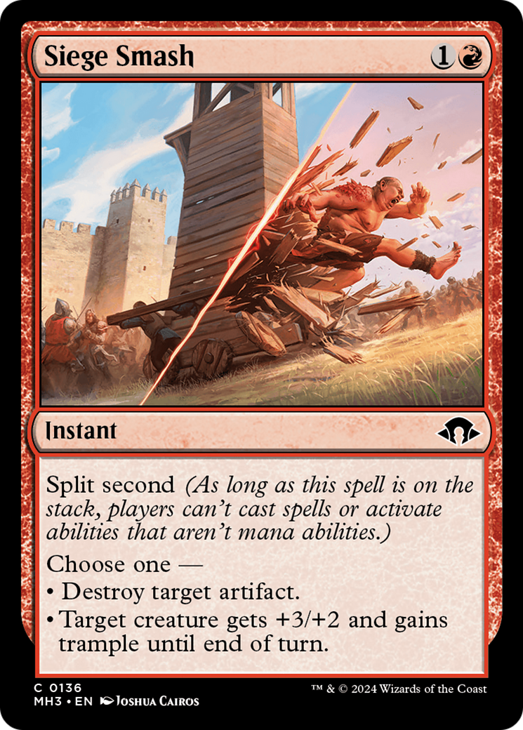 Siege Smash (136) Foil - Modern Horizons 3