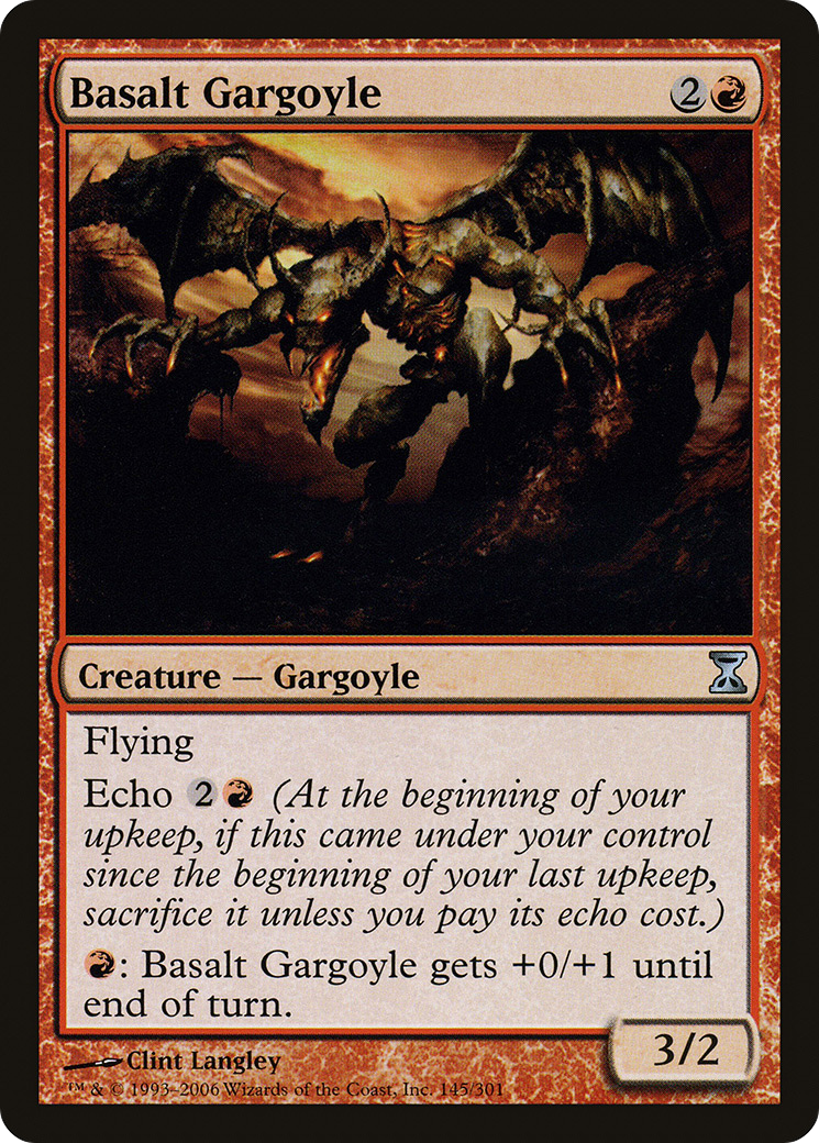 Basalt Gargoyle (145) - Time Spiral
