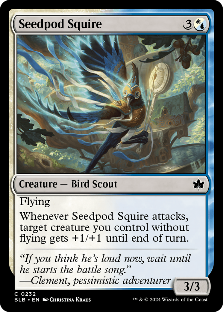 Seedpod Squire (232) Foil - Bloomburrow