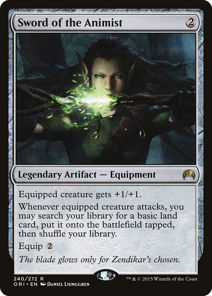 Sword of the Animist (240) Foil - Magic Origins
