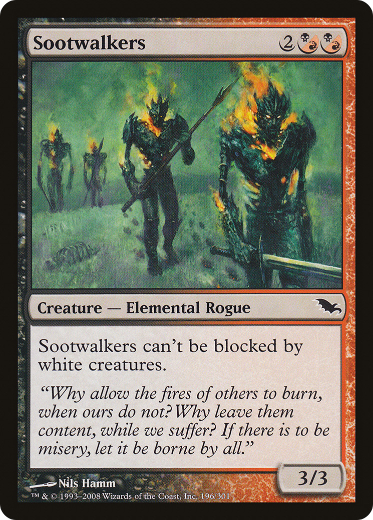 Sootwalkers (196) Foil - Shadowmoor