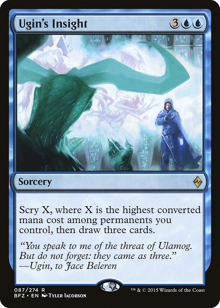 Ugin's Insight (087) Foil - Battle for Zendikar
