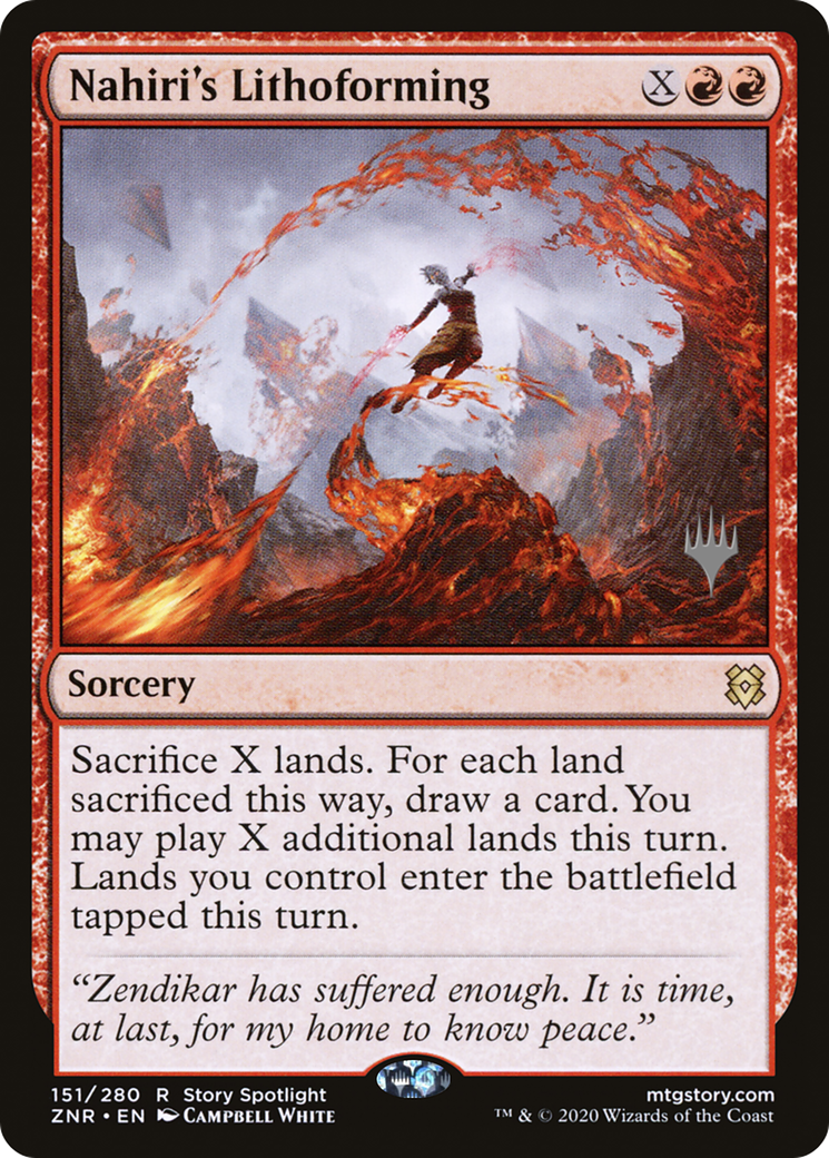 Nahiri's Lithoforming (151) Foil - Zendikar Rising Promos