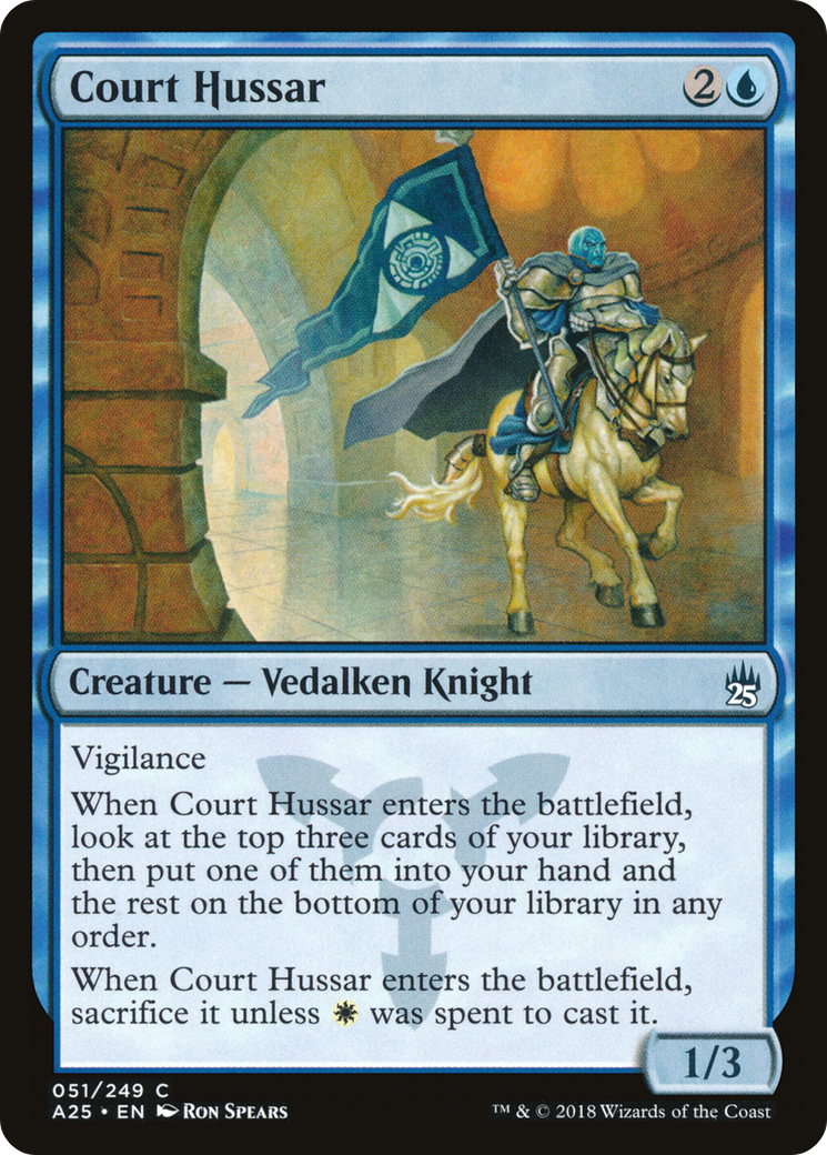 Court Hussar (051) Foil - Masters 25