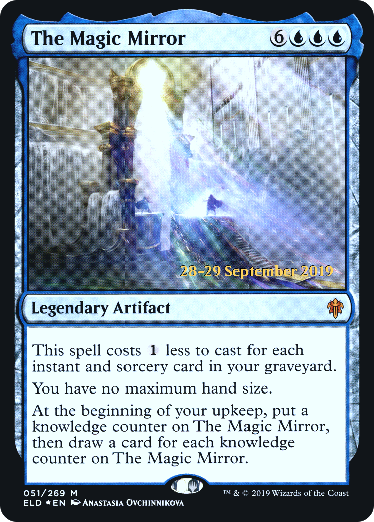 The Magic Mirror (51s) Foil - Throne of Eldraine Promos