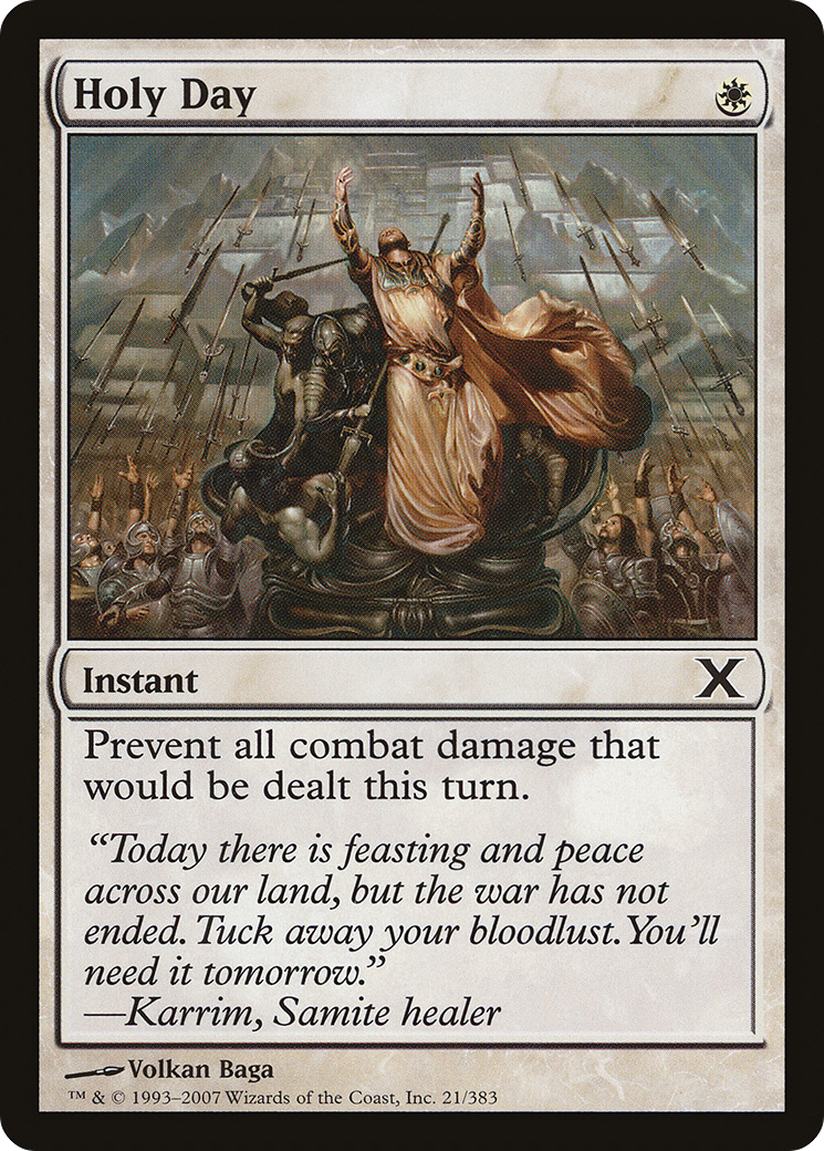 Holy Day (021) Foil - Tenth Edition