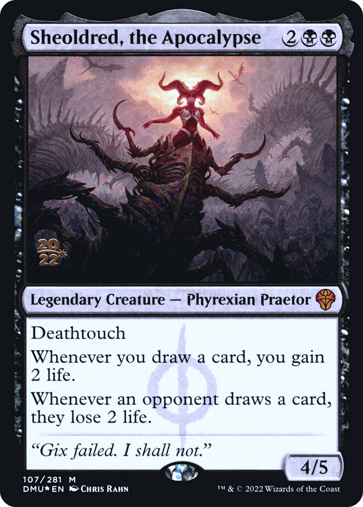 Sheoldred, the Apocalypse (107) Foil - Dominaria United Promos