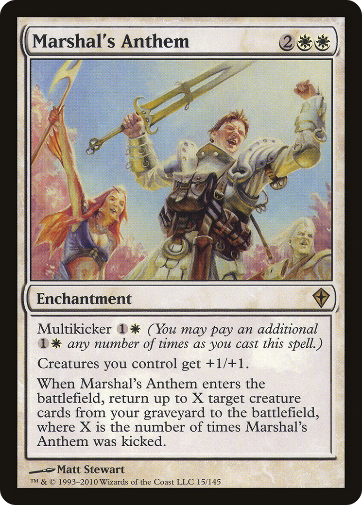 Marshal's Anthem (015) Foil - Worldwake