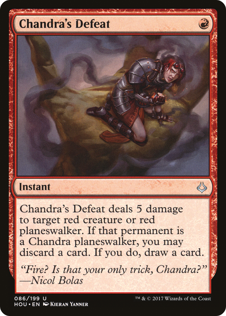 Chandra's Defeat (086) Foil - Hour of Devastation