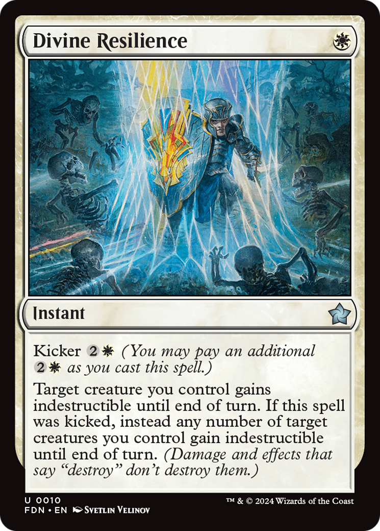 Divine Resilience (010) Foil - Foundations