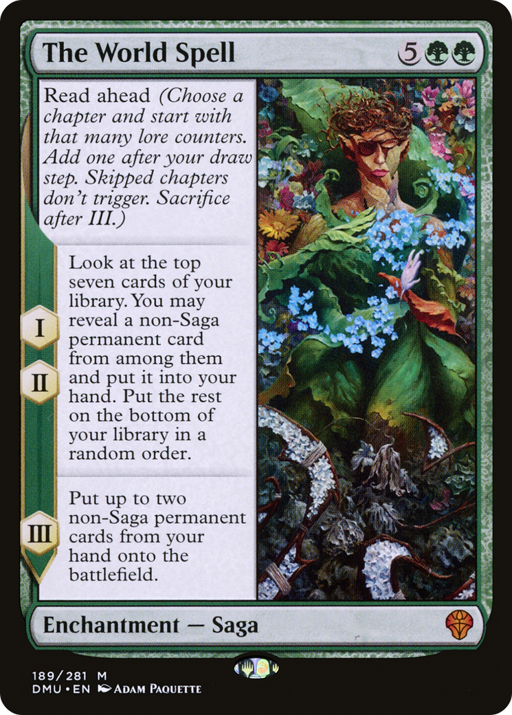 The World Spell (189) Foil - Dominaria United