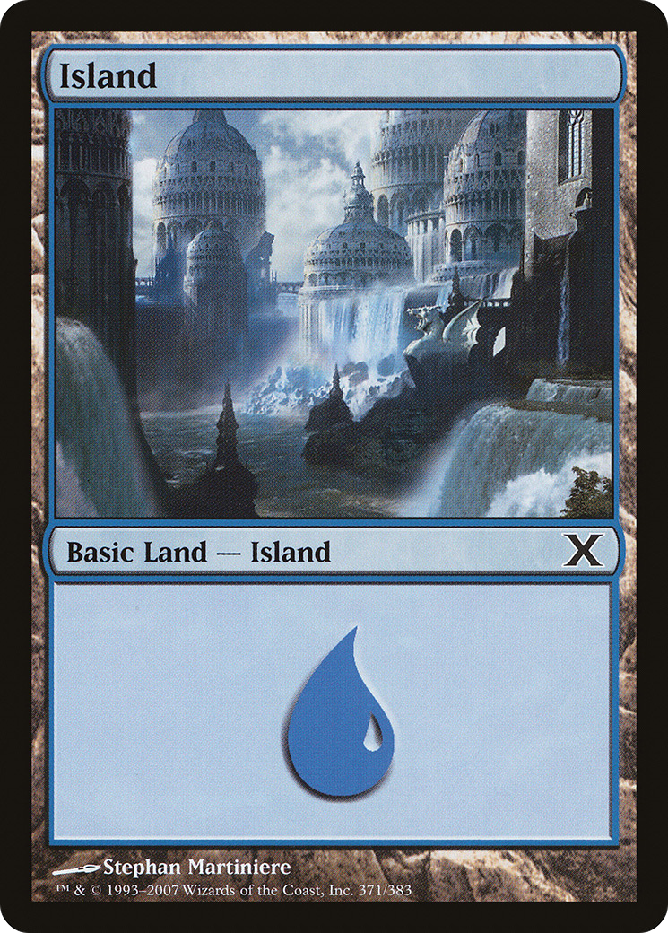 Island (371) Foil - Tenth Edition