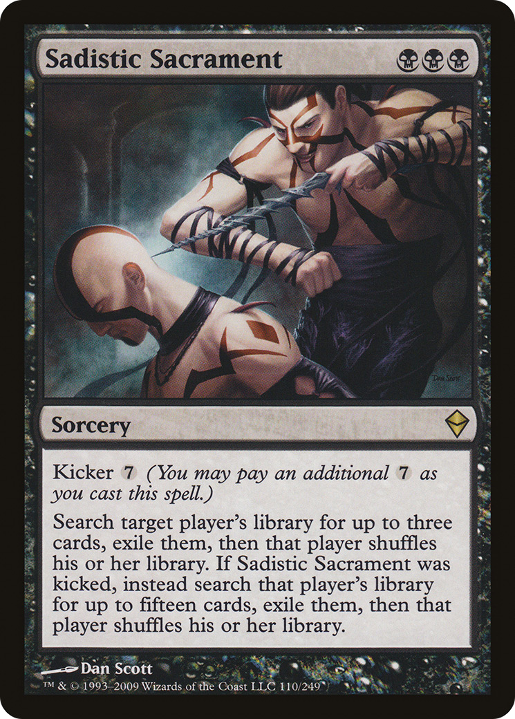 Sadistic Sacrament (110) Foil - Zendikar