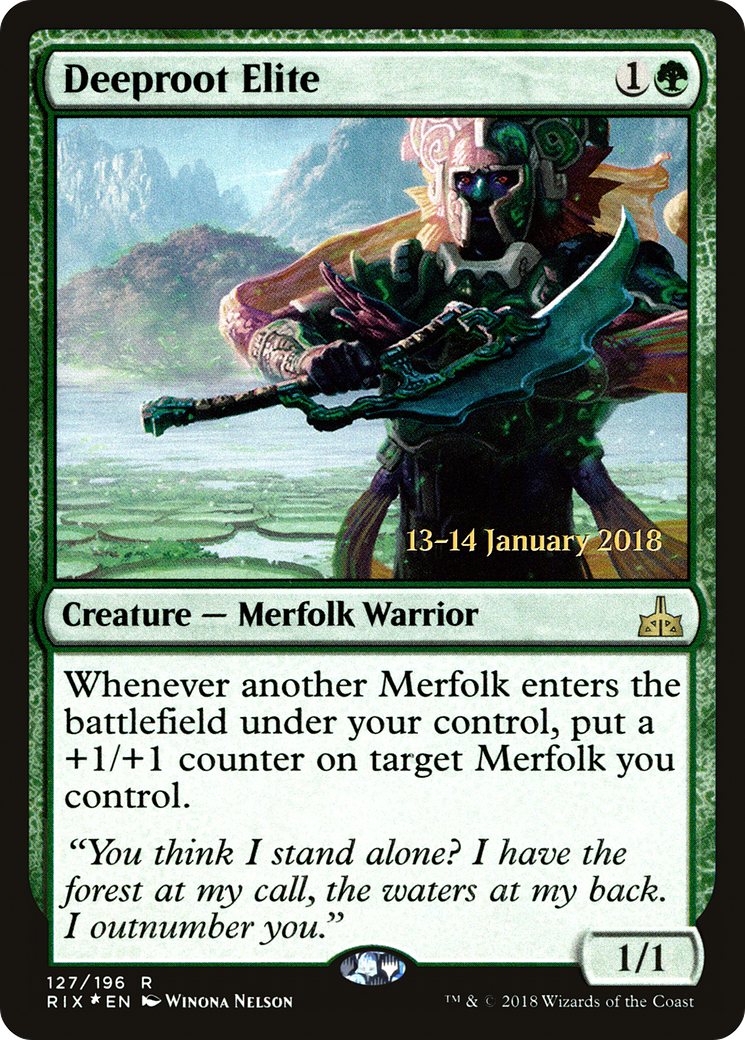 Deeproot Elite (127) Foil - Rivals of Ixalan Promos