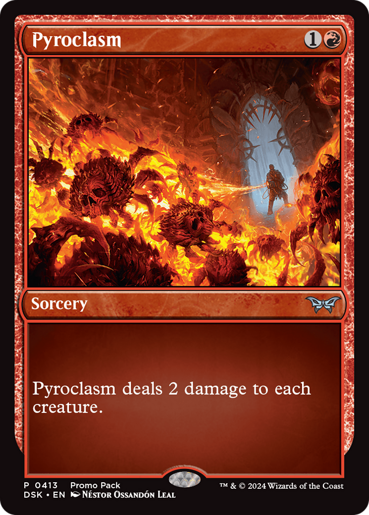Pyroclasm (413) Foil - Duskmourn: House of Horror