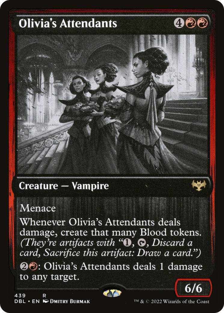 Olivia's Attendants (439) Foil - Innistrad: Double Feature