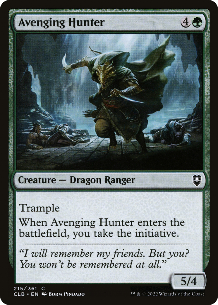 Avenging Hunter (215) - Commander Legends: Battle for Baldur's Gate