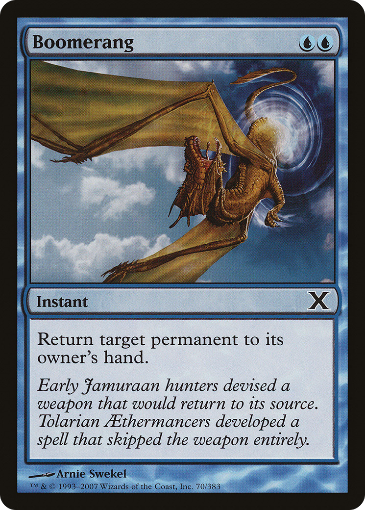 Boomerang (070) Foil - Tenth Edition