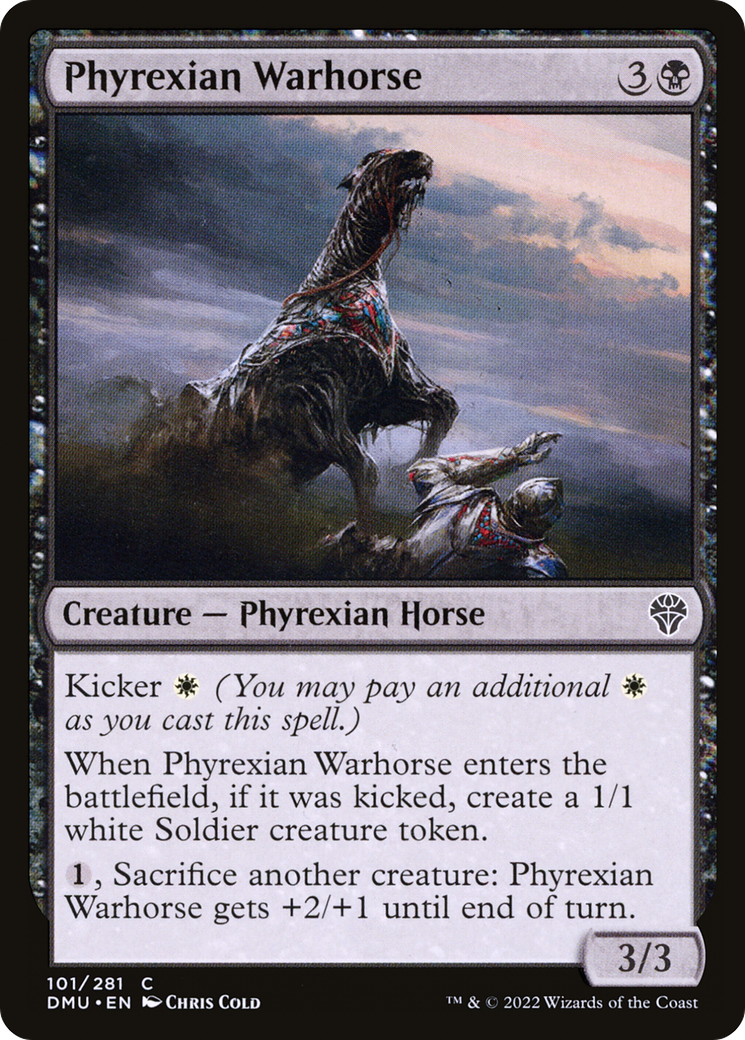 Phyrexian Warhorse (101) - Dominaria United