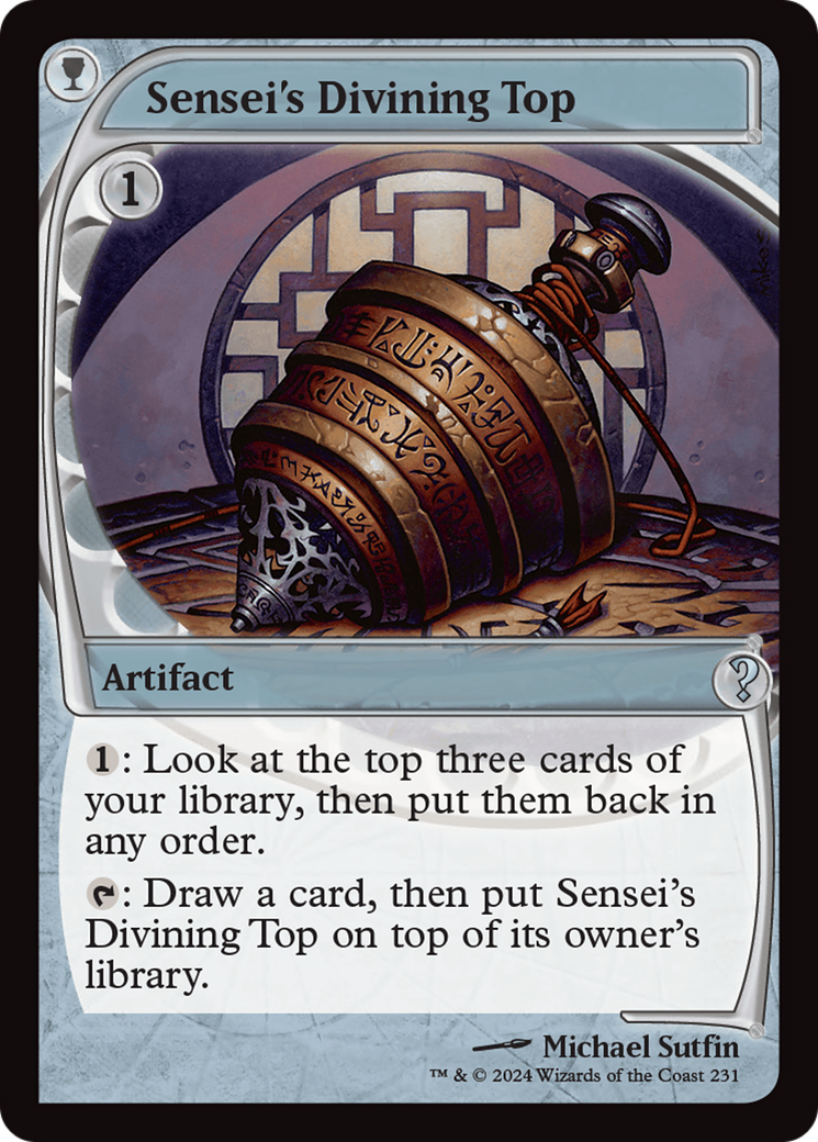 Sensei's Divining Top (Future Sight) (231) Foil - Mystery Booster 2