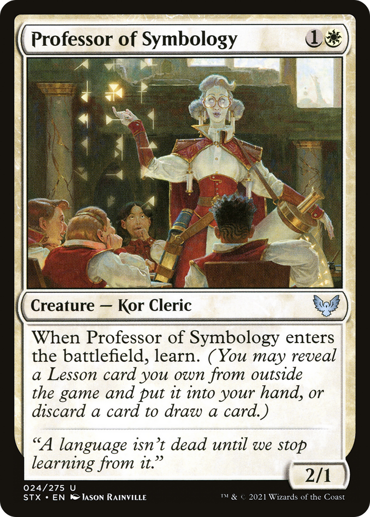 Professor of Symbology (024) Foil - Strixhaven: School of Mages