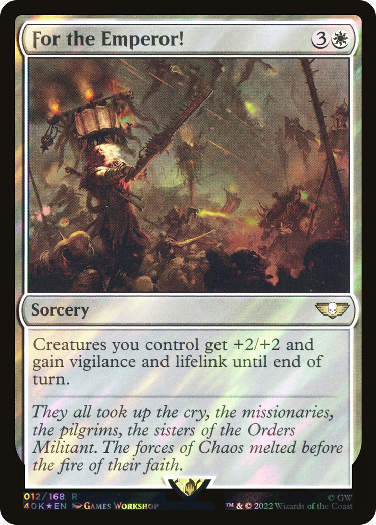 For the Emperor! (012) Surge Foil - Warhammer 40,000 Commander