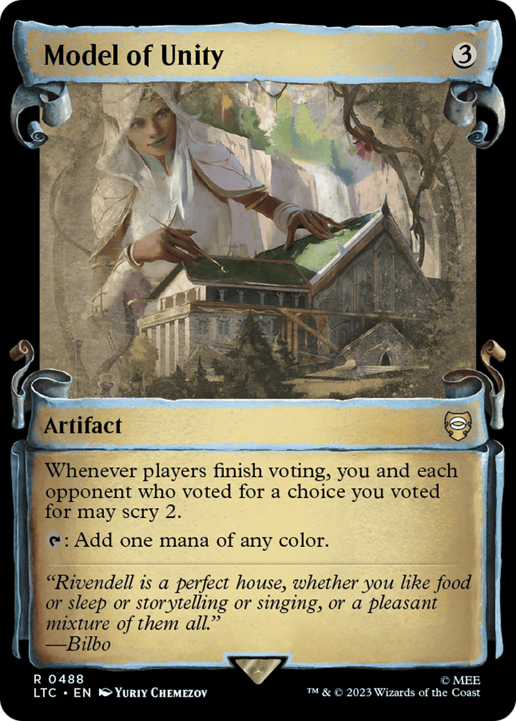 Model of Unity (Showcase Scrolls) (Showcase) (488) Foil - Tales of Middle-earth Commander