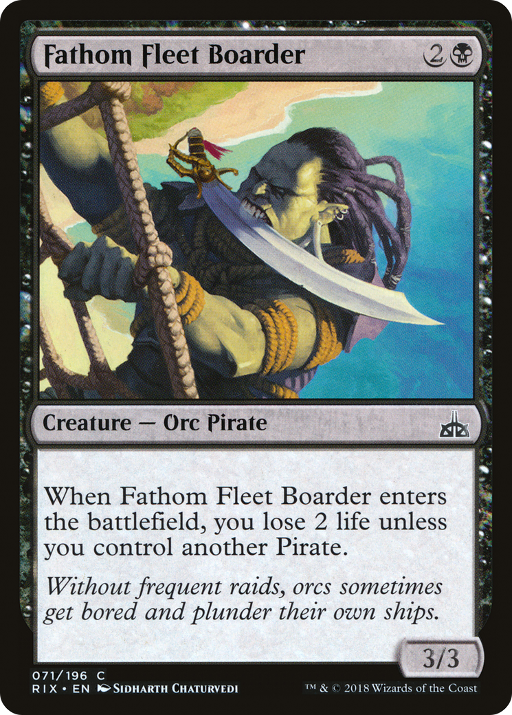 Fathom Fleet Boarder (071) Foil - Rivals of Ixalan