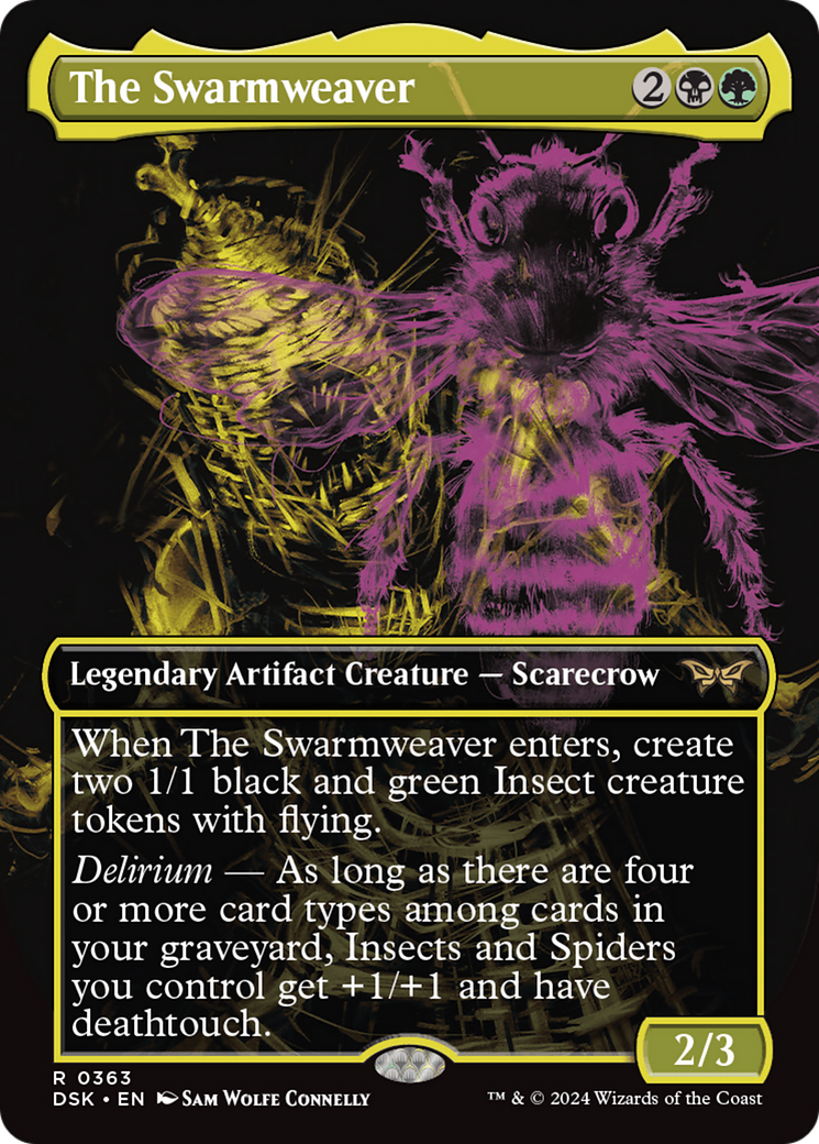 The Swarmweaver (Showcase) (363) Foil - Duskmourn: House of Horror
