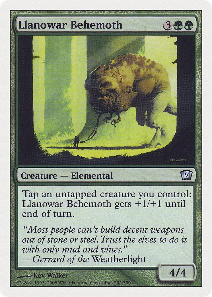 Llanowar Behemoth (252) - Ninth Edition