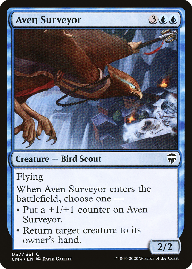 Aven Surveyor (057) Foil - Commander Legends