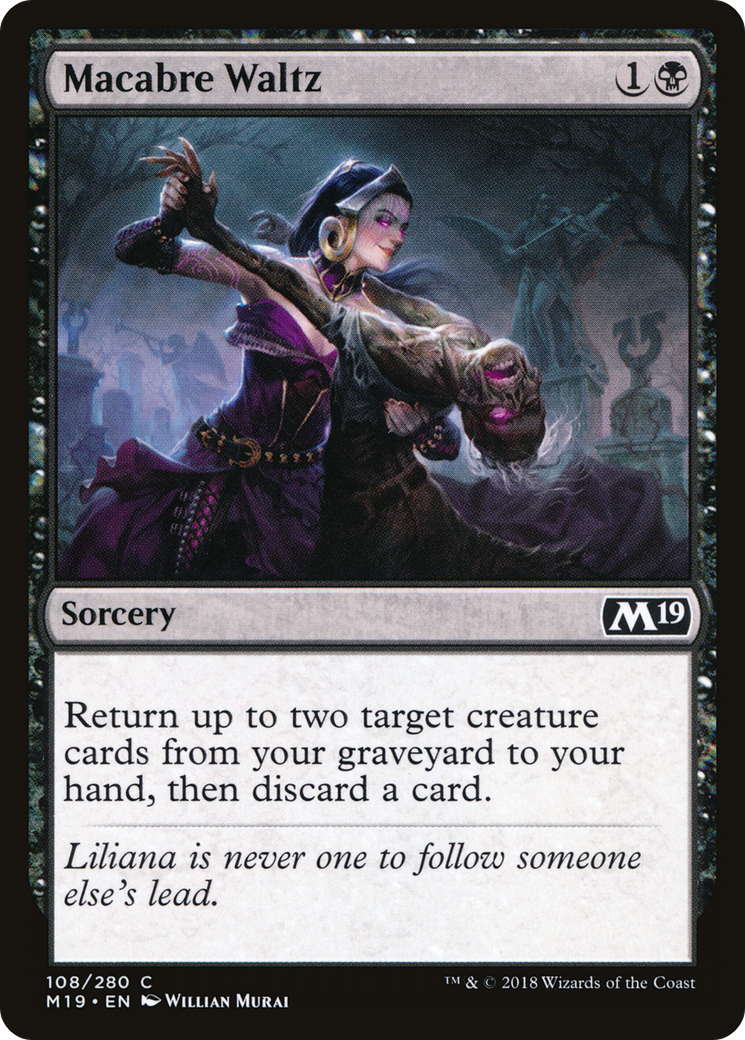 Macabre Waltz (108) Foil - Core Set 2019