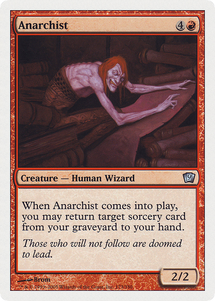 Anarchist (173) - Ninth Edition