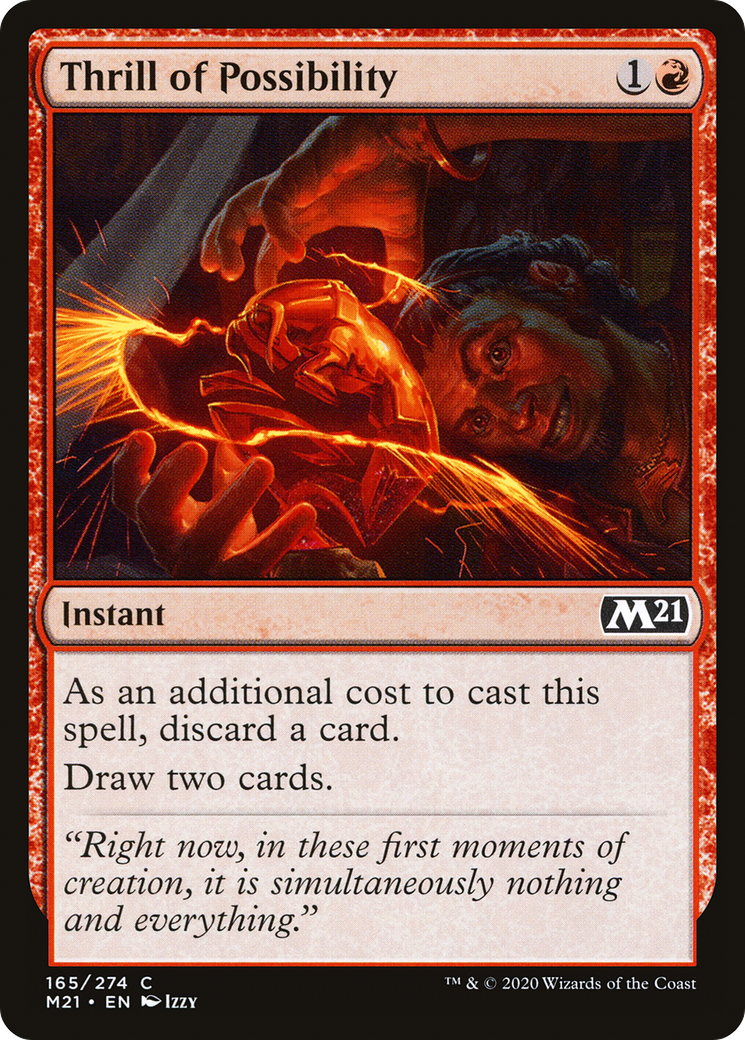 Thrill of Possibility (165) Foil - Core Set 2021