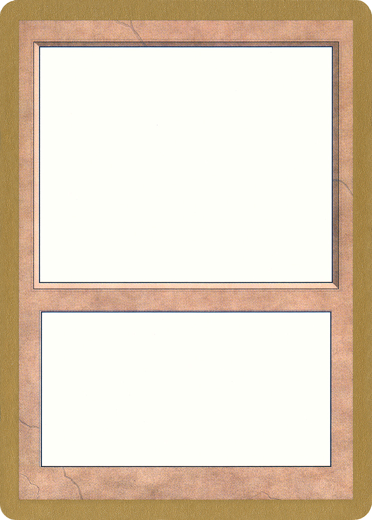 Blank Card (00a) - World Championship Decks 1999