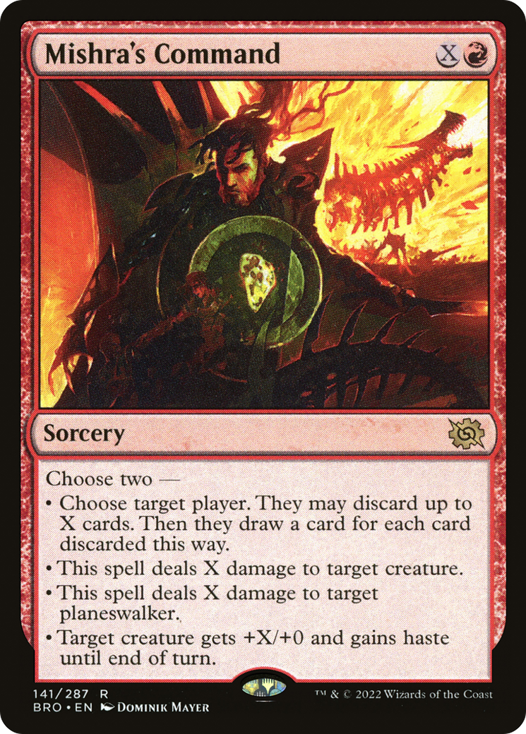 Mishra's Command (141) Foil - The Brothers' War