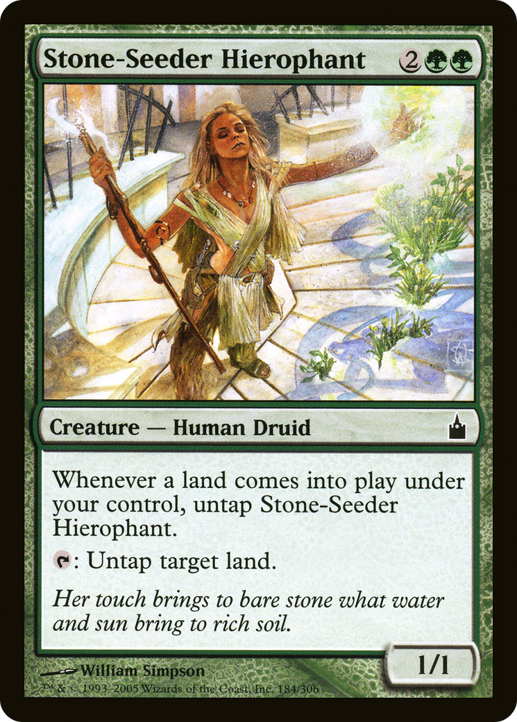 Stone-Seeder Hierophant (184) Foil - Ravnica: City of Guilds