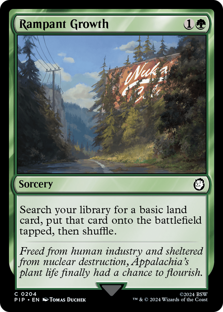 Rampant Growth (204) Foil - Fallout
