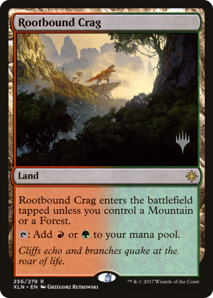 Rootbound Crag (256) Foil - Ixalan Promos