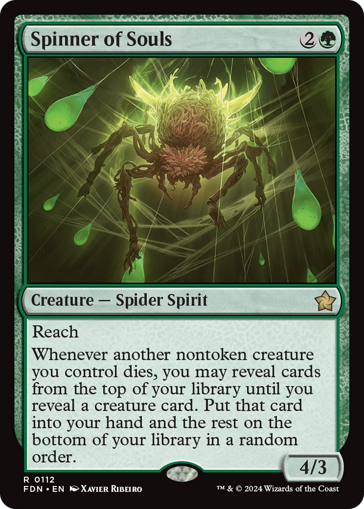 Spinner of Souls (112) Foil - Foundations