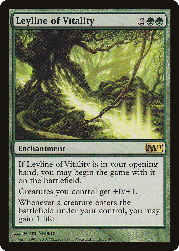 Leyline of Vitality (183) Foil - Magic 2011