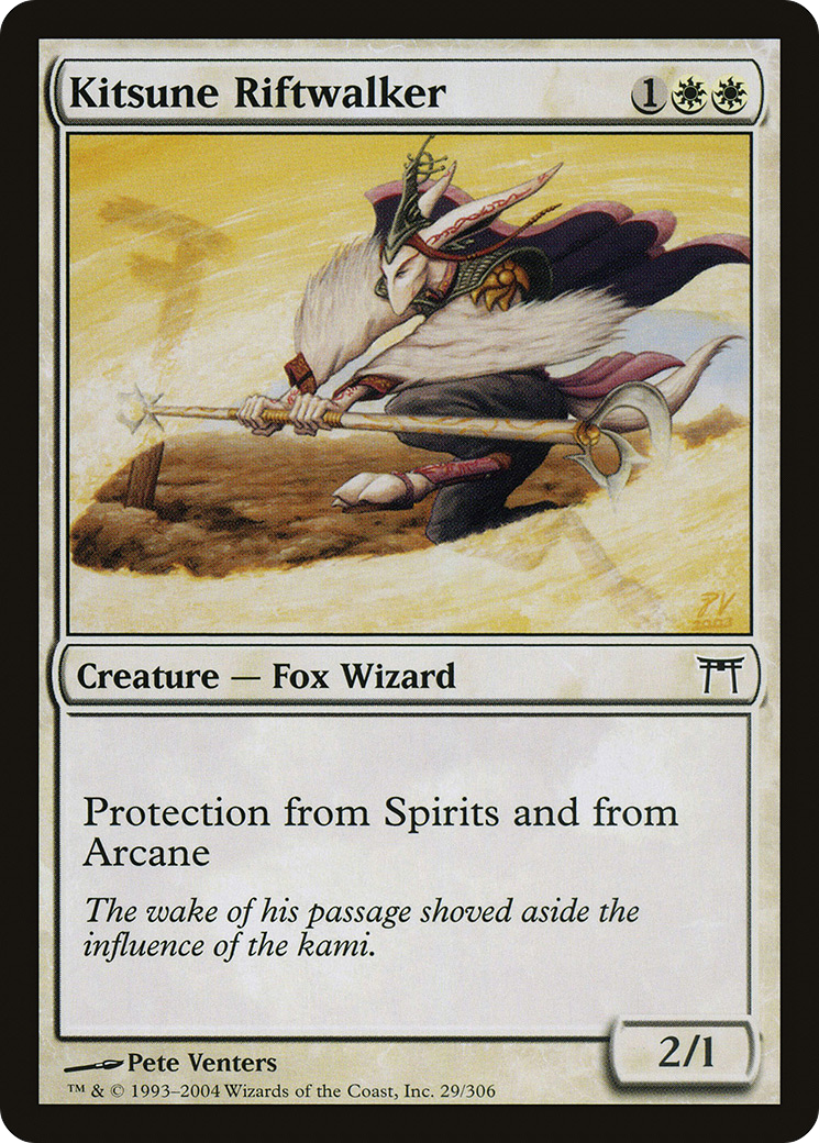 Kitsune Riftwalker (029) Foil - Champions of Kamigawa