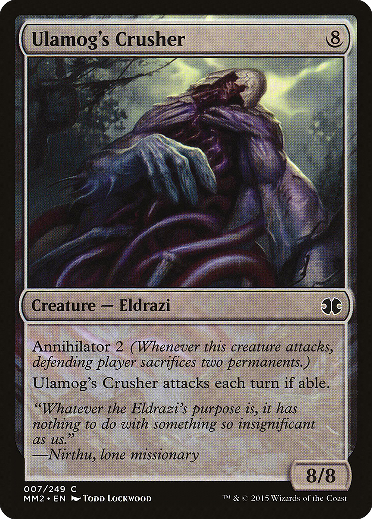 Ulamog's Crusher (007) Foil - Modern Masters 2015