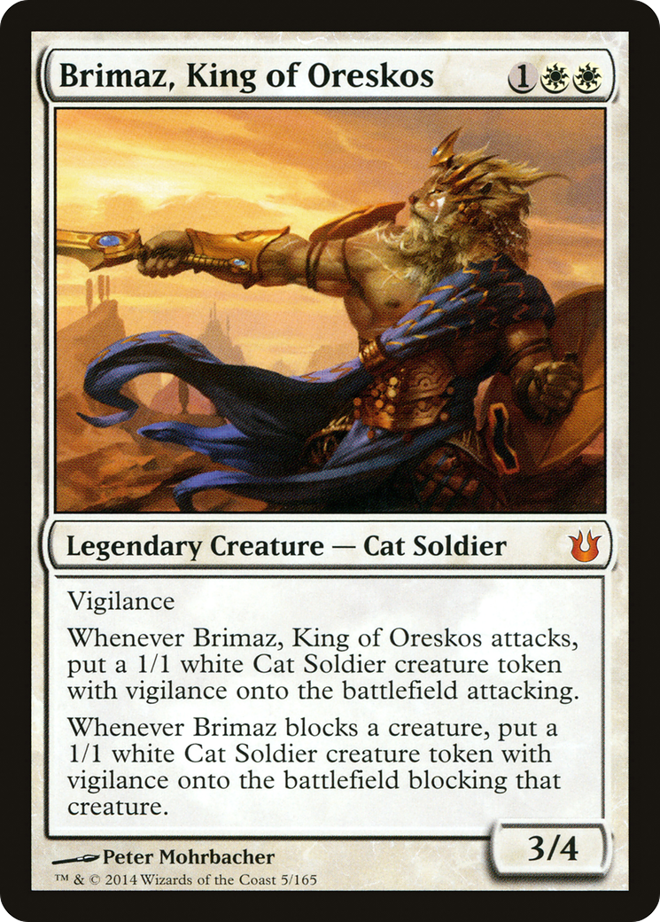Brimaz, King of Oreskos (005) Foil - Born of the Gods