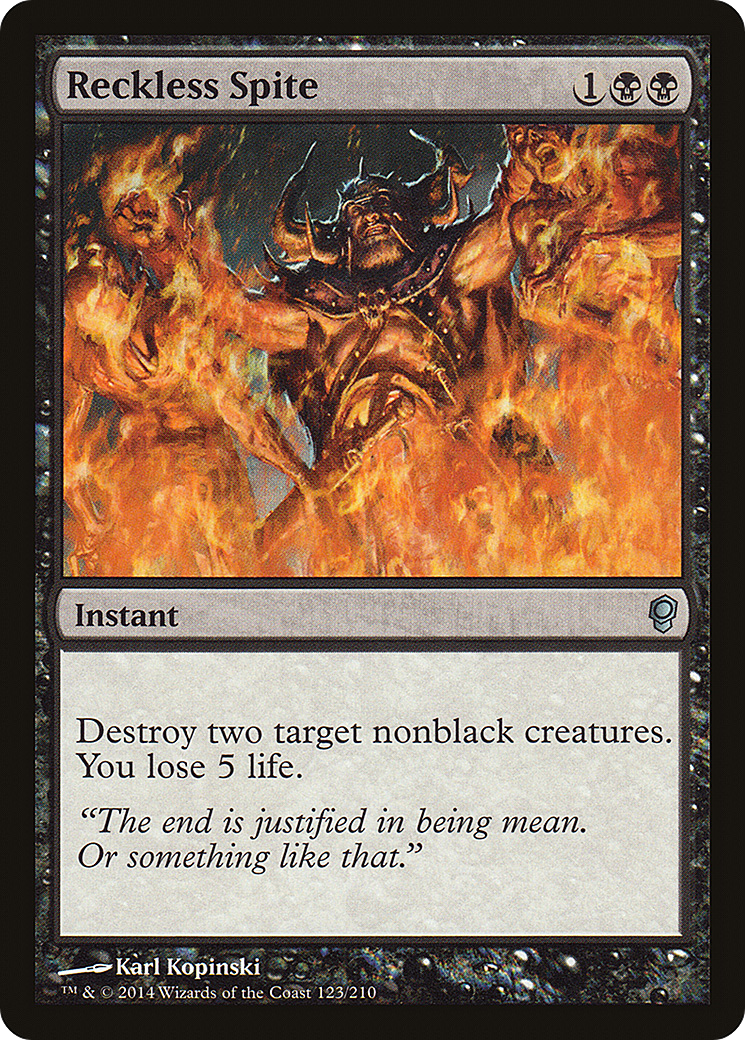 Reckless Spite (123) Foil - Conspiracy