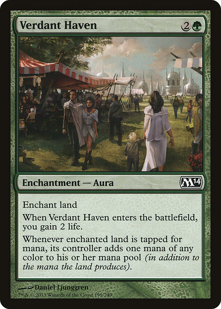 Verdant Haven (199) Foil - Magic 2014