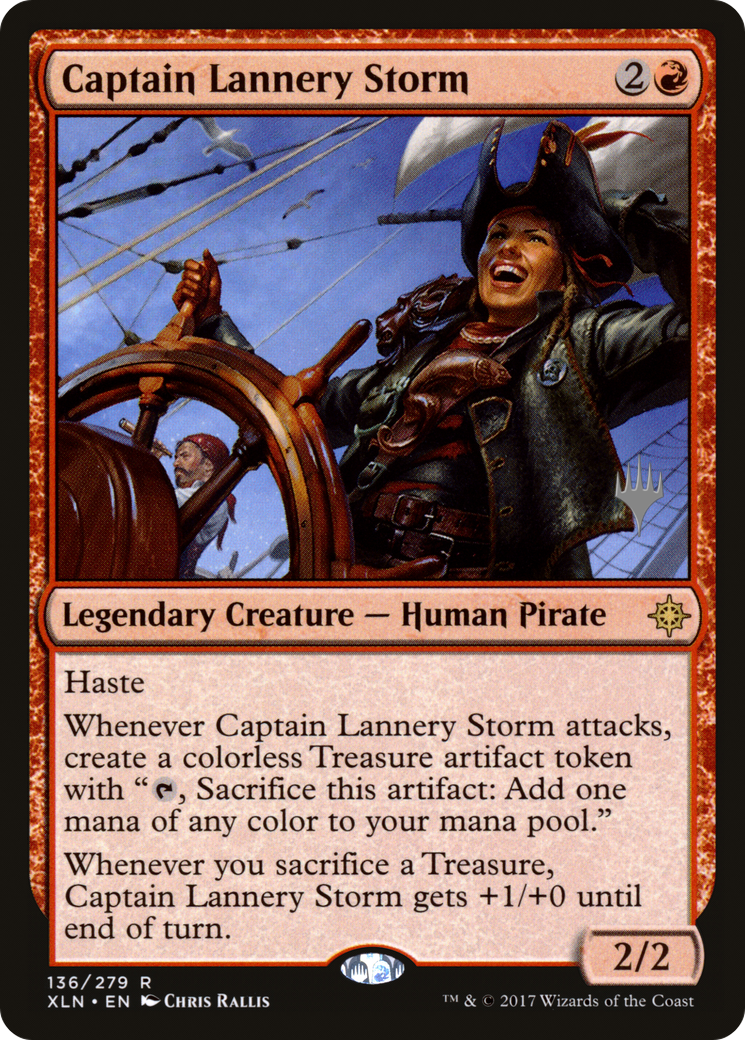 Captain Lannery Storm (136) Foil - Ixalan Promos