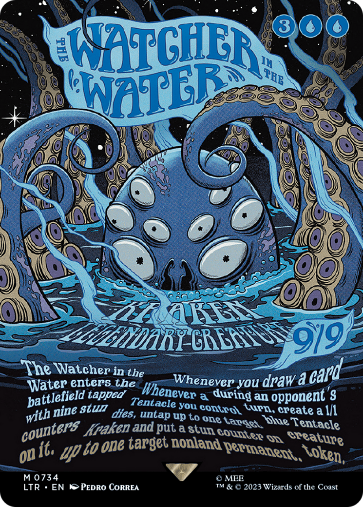The Watcher in the Water (Borderless Poster) (734) Foil - The Lord of the Rings: Tales of Middle-earth