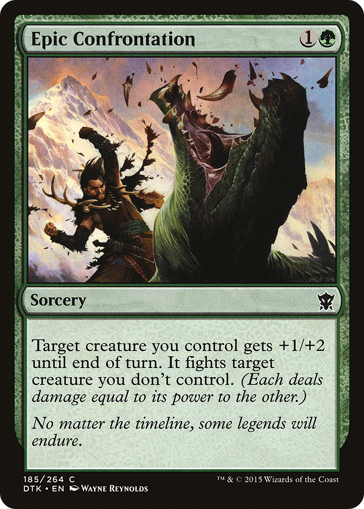 Epic Confrontation (185) Foil - Dragons of Tarkir