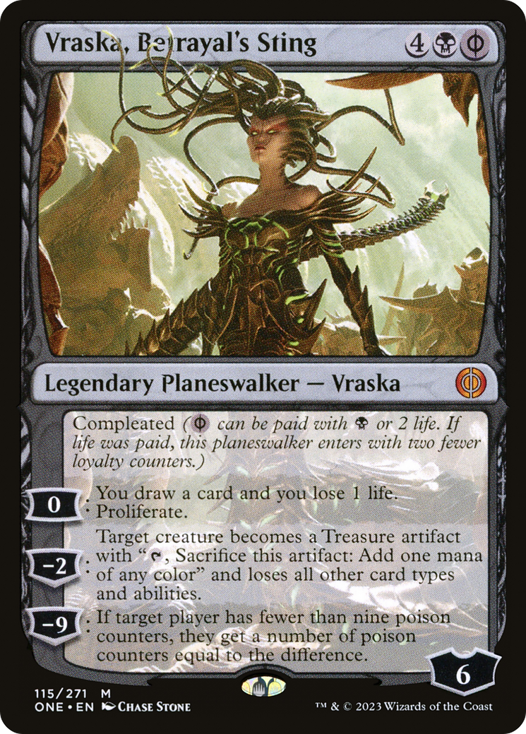 Vraska, Betrayal's Sting (115) - Phyrexia: All Will Be One